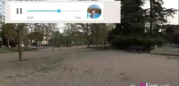  They agreed to be filmed in the park after being caught fucking